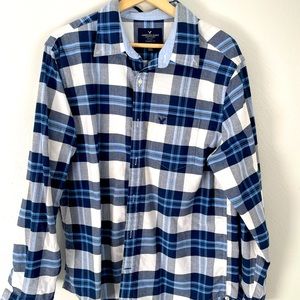 Mens American Eagle Plaid Shirt!